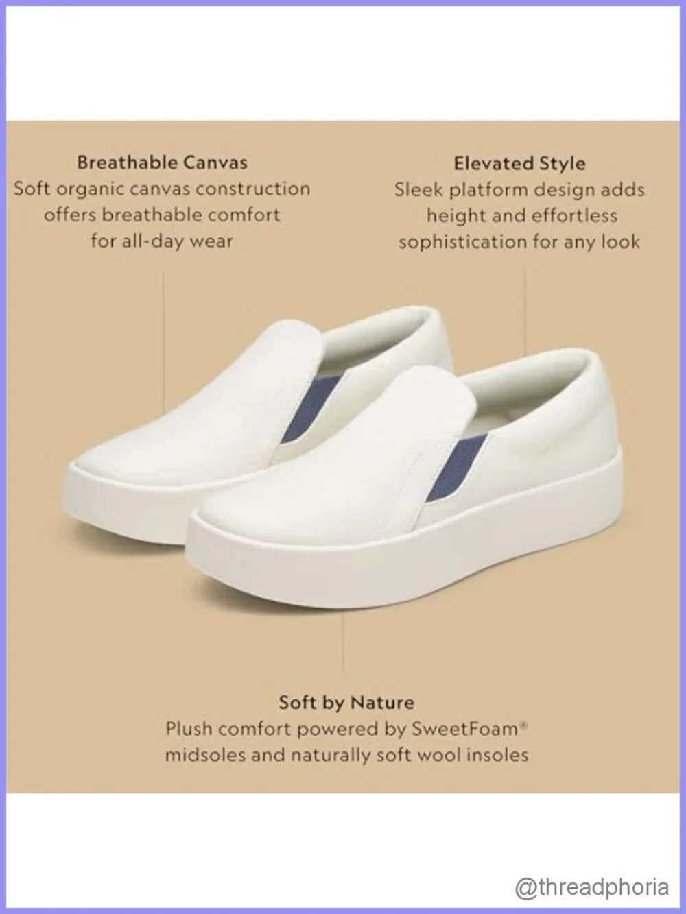 Allbirds Lounger Lift Slip-On Platform Fashion Sneakers Women's Casual